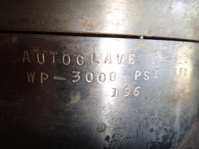 1 gallon Autoclave, 3000 psi @ 650°F, bolted closure pressure vessel, Magnedrive mixer - Image 3
