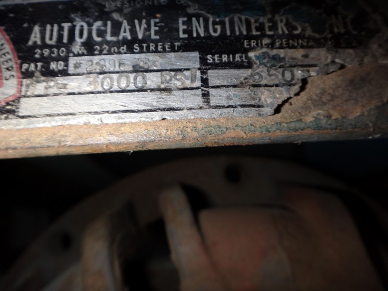 1 gallon Autoclave, 3000 psi @ 650°F, bolted closure pressure vessel, Magnedrive mixer - Image 8