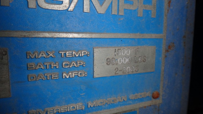 Lindberg /MPH #82-NRP-12000-SP, Aluminum Reverberatory furnace, 99000 lb., 15000°F, 2003 - Image 7