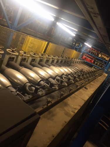 20 Stand, ASC #20HM-3-1/2, 3.5" shaft diameter, 42" roll space, L to R, 40 HP, entry guide - Image 2