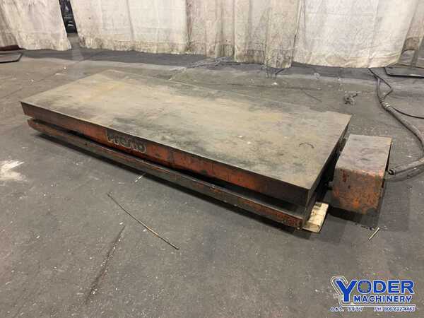 6000 lb. Pesto #XL2460, scissor lift table, 33" raised height, 1/2 HP, foot pedal Control, #72504 - Image 6