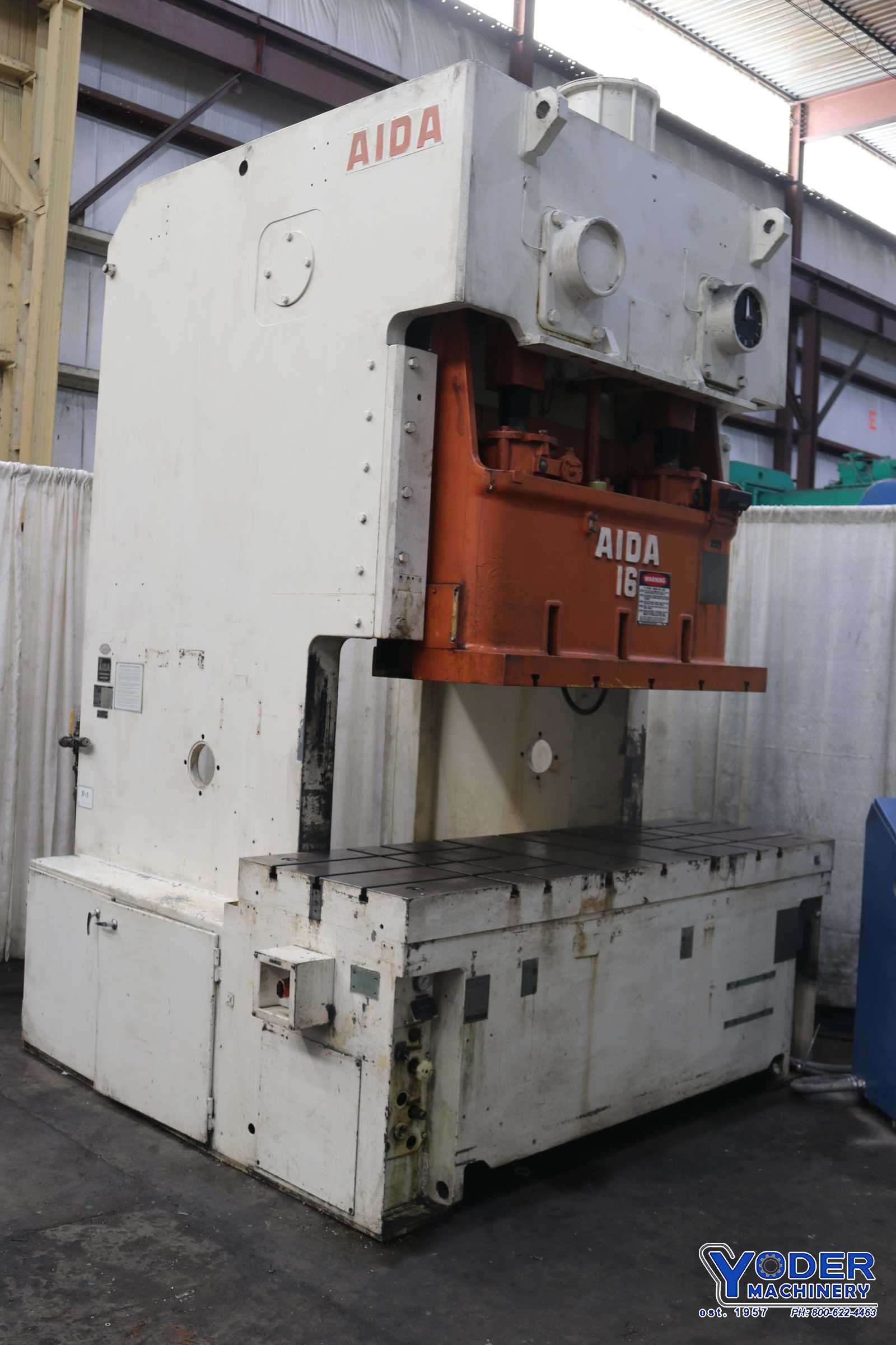 165 Ton, Aida gap frame press, #72773 - Image 1