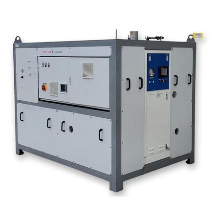 Pfeiffer #WS6000, industrial vacuum, two-stage rotary vane pumping station, #17521 - Image 1
