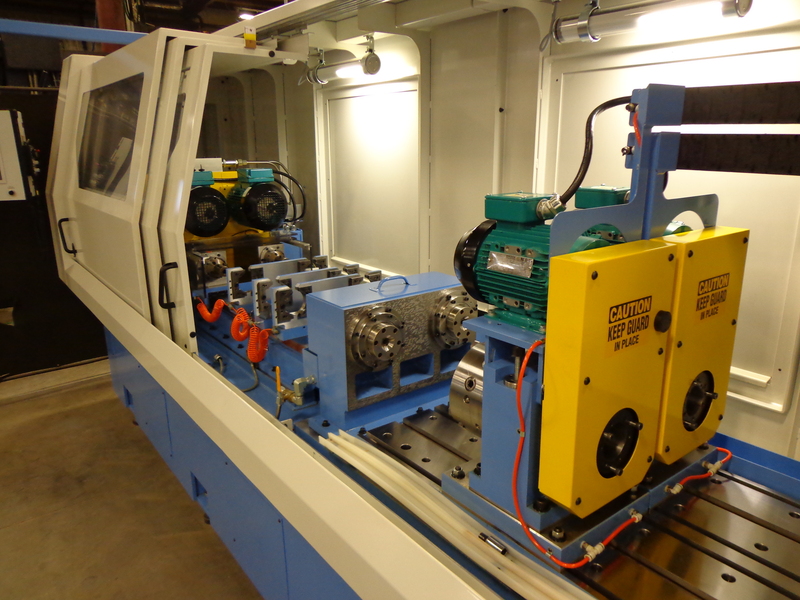 DeHoff #G560-DR2, gun barrel drilling + reaming machine, 2 spindle, 17-50 caliber, 48" barrel length, new - Image 2