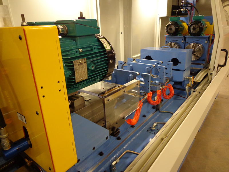 DeHoff #G560-DR2, gun barrel drilling + reaming machine, 2 spindle, 17-50 caliber, 48" barrel length, new - Image 5