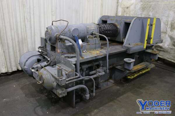 100 Ton, Elmes hydraulic bulldozer, 24" stroke, 20 HP, foot control, 36"open/12"closed height, #72679 - Image 1