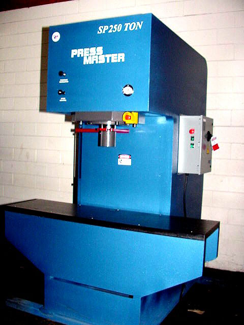 250 Ton, Press Master #SP-250T, straighten press, 16" stroke, 24" daylight, 10 HP, #140369 - Image 3