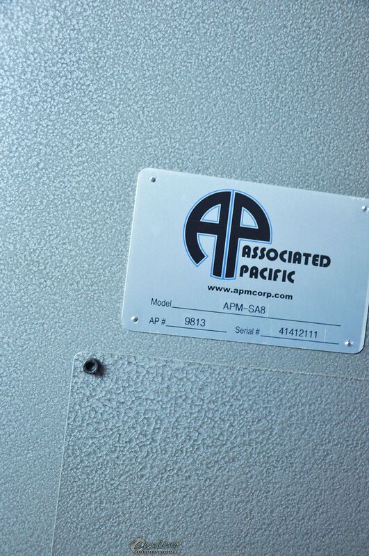 8 Ton, APMC #APM-SA8, hydraulic clicker press, 15.7" x31.5" bed, quick height adjustment, dual joystick - Image 8