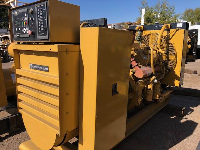 380 KW Caterpillar #3408, diesel generator set, 1000 hours, expanded tank & heat exchanger, 1988 - Image 2
