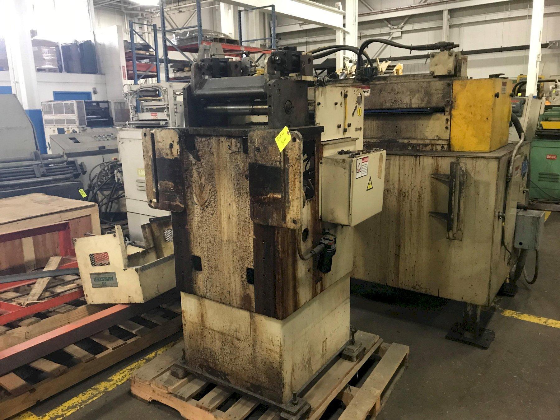 14" x .135" Minster Servo roll feed, cabinet base mounted - Image 1