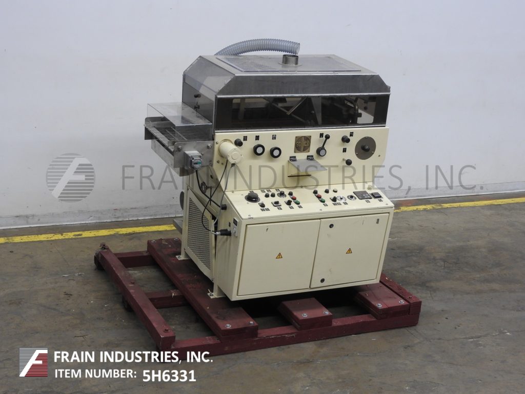 Sollich #UT420, 16" wide chocolate enrober with 16" wide x 44" long mesh conveyor, top or top & bottom - Image 1
