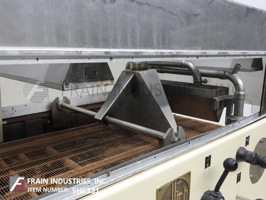 Sollich #UT420, 16" wide chocolate enrober with 16" wide x 44" long mesh conveyor, top or top & bottom - Image 2