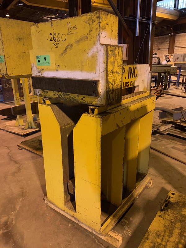 30000 lb. BLP #CS-30-60-36-30, coil lifting " C" hook with stand, 60" width, S/N BLP0210-C, 1997 - Image 2