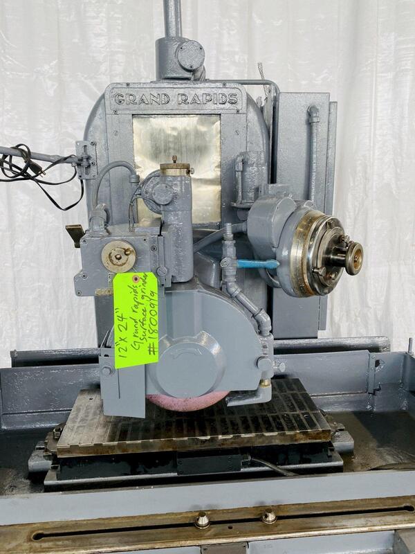10" x 24" Gallmeyer & Livingston #360, hydraulic horizonal grinder, incremental downfeed, over the wheel - Image 4
