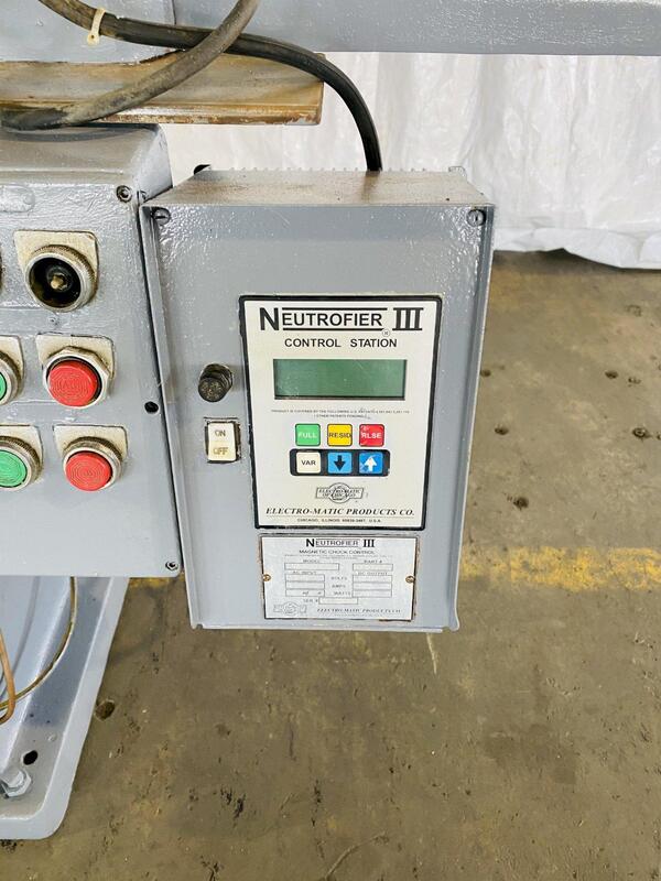 10" x 24" Gallmeyer & Livingston #360, hydraulic horizonal grinder, incremental downfeed, over the wheel - Image 9