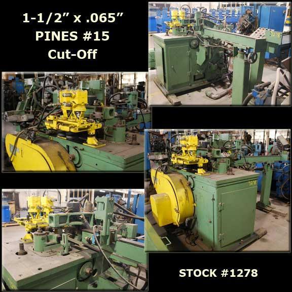 1-1/2" Pines Dynacut #15, Bijur lube system, end cropping, rebuilt controls, PLC, 1964 - Image 1