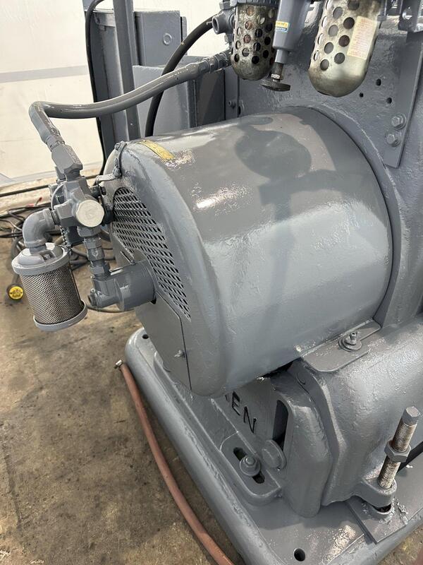 18 Ton, Tishken #CO-6H2, cut off press, 2 stroke, 4" cut width, 12" die rail length, 8 between posts, scrap - Image 6