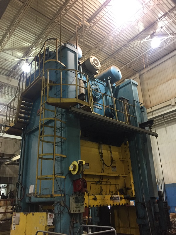 1000 Ton, Niagara #SE2-1000-108-60, straight side press, 20" stroke, 30"/42" Shut Height, 18 SPM, 76" x 74" - Image 2