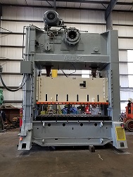 300 Ton, Verson #S2-300-160-60T straight side double crank press, 14" stroke, 31" Shut Height, 20-40 SPM - Image 10