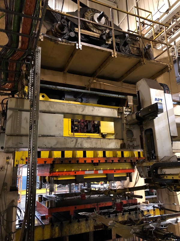 660 Ton, Heim #S2-660-120-66, straight side double crank press, 14" stroke, 51" Shut Height, 7-7/8" - Image 4