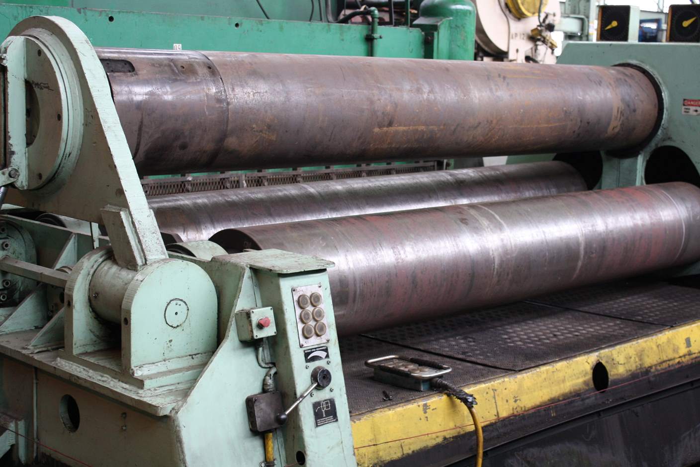 10' x 1-1/2" Roundo, hydraulic double pinch plate roll - Image 2