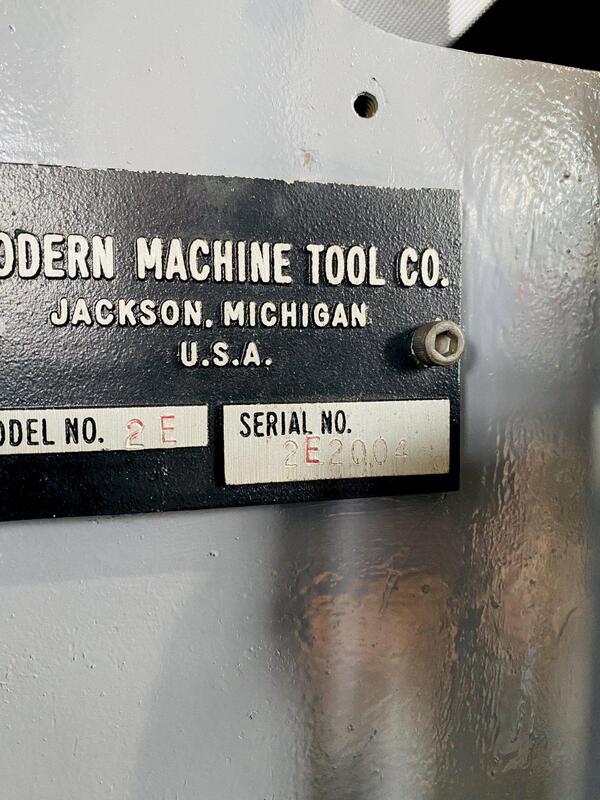 1/8" - 2" Modern #2E, cut-off machine, rear slides, coolant system, 3 HP, 800 RPM - Image 10