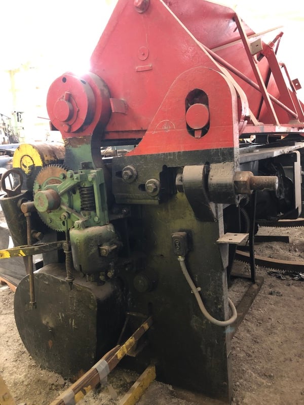 1/2" x 12' Chicago Dreis & Krump, 4" flange, power apron brake, motorized clamp - Image 2