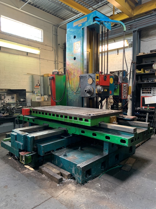 5" Giddings & Lewis #PMC-5, horizontal boring mill, 48" x96" table, Numeriread 3-Axis digital read out, 1970 - Image 2