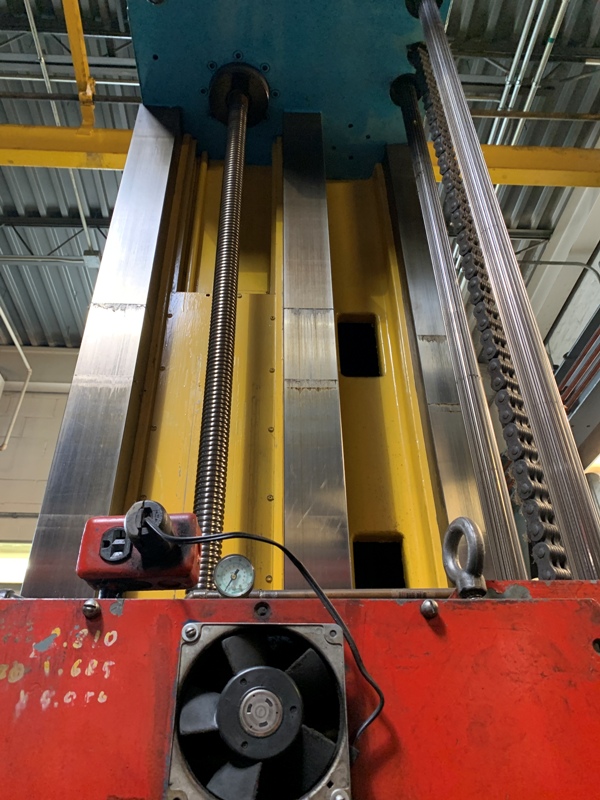 5" Giddings & Lewis #PMC-5, horizontal boring mill, 48" x96" table, Numeriread 3-Axis digital read out, 1970 - Image 6