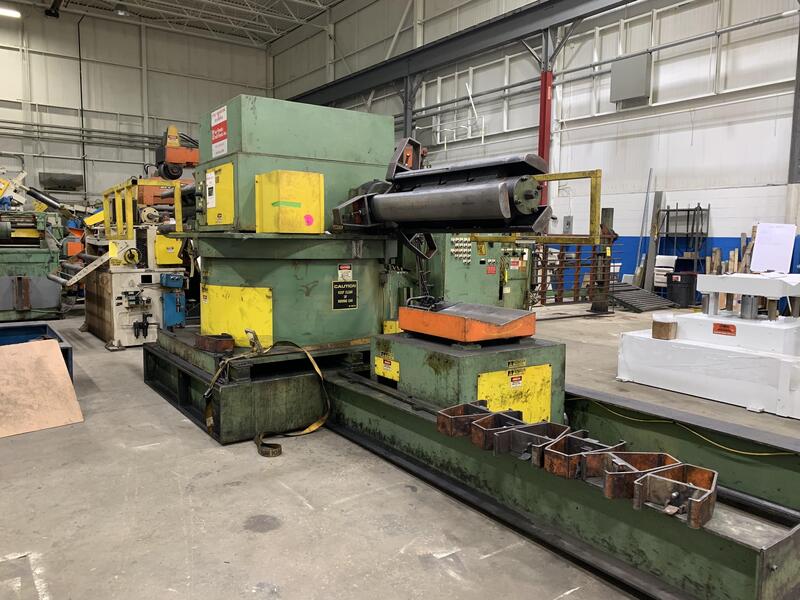15000 lb. Air Feeds double end coil reel & straightener combination, 48" wide x .080" - Image 5