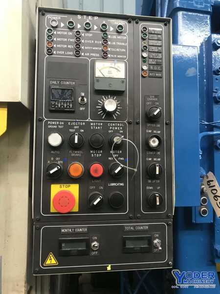 110 Ton, Amada #TF110-EX, press, 6" stroke, 20" Shut Height, 4" ram adj., 35-65 SPM, #72665 - Image 4