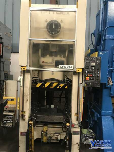 110 Ton, Amada #TF110-EX, press, 6" stroke, 20" Shut Height, 4" ram adj., 35-65 SPM, #72665 - Image 7
