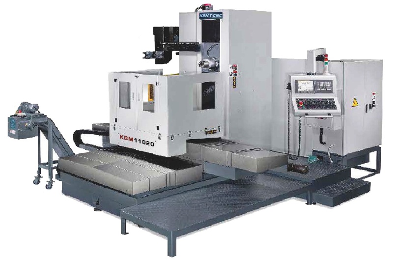 Kent USA #KBM-11022, Horizontal Boring Mill, Fanuc 0iMD, 87" X, 78.7" Y, 67" Z, 22" W, 78.7" x55" table - Image 1