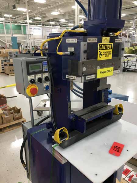 Columbia Marking Tools #860, roll stamp marking machine, 3" vt stroke, 3-1/2" max roll stroke - Image 2