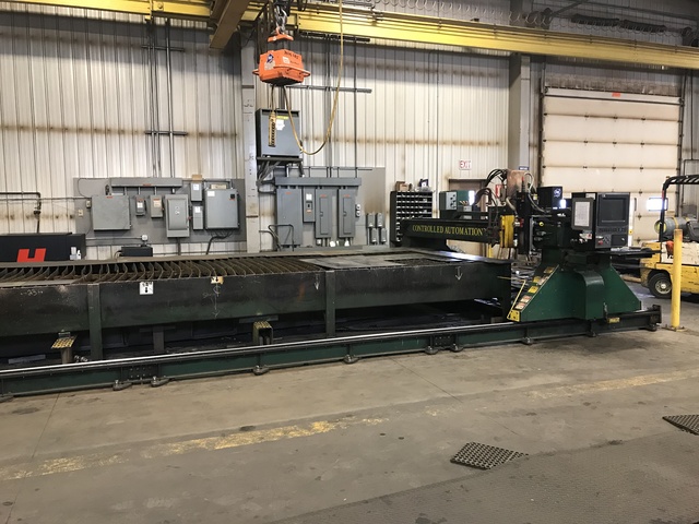 Controlled Automation #Multimax plasma/oxy cutting system, 10' x24', 1000 IPM, Dynamic speed control, Baldor - Image 1