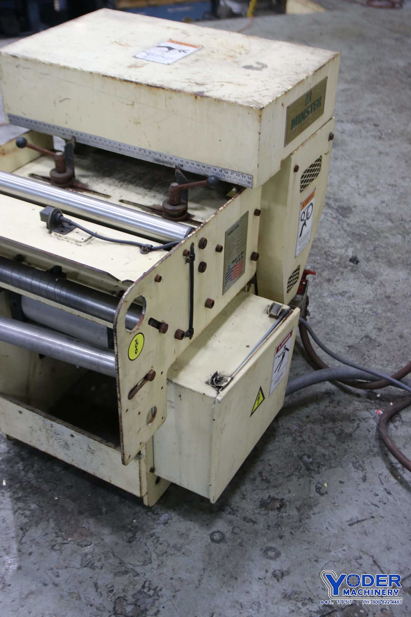 14" x .09" Minster #MEF3-14S, press mount servo feeder, 2-1/2" roll diameter, Indramt control, 2001, #71308 - Image 3