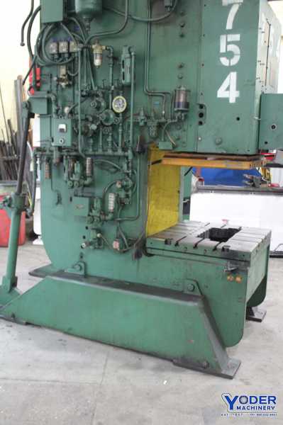 75 Ton, Wean #G-75-1, OBI press, 8" stroke, 30" Shut Height, air clutch & brake, 40-80 SPM, 15 HP, dual palm - Image 3