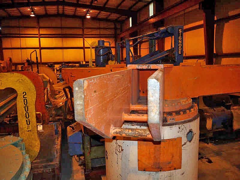 30000 lb. Bradbury #3-H, 3-arm turnstile, 41" arm length, 63" turning radius,powered rotation - Image 3