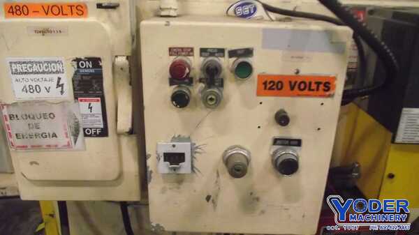 8 Stand, Contour #100-8-6, rollformer & cutoff press, 1" arbor diameter, 2-Axis entry guides, #66536 - Image 3