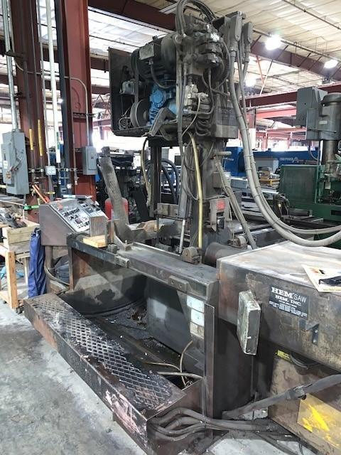 18" x 24" Hemsaw #V120HA, vertical bandsaw, 20" diameter wheel, 1-1/4" x 16' x .042" blade, S/N 541997, 1997 - Image 2