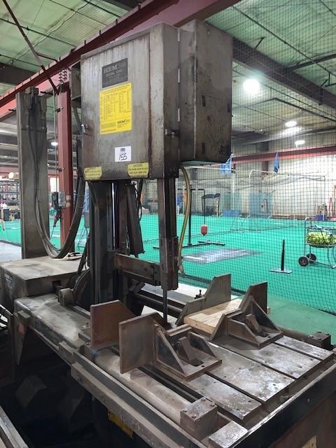 18" x 24" Hemsaw #V120HA, vertical bandsaw, 20" diameter wheel, 1-1/4" x 16' x .042" blade, S/N 541997, 1997 - Image 4