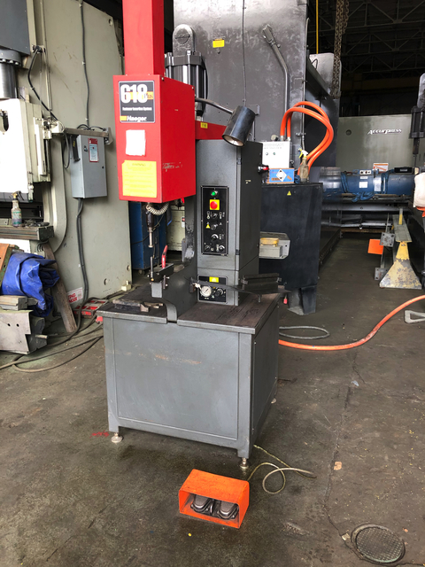 6 Ton, Haeger #618-Plus-H, insertion machine, 18" throat, 8" stroke, 2010 - Image 1