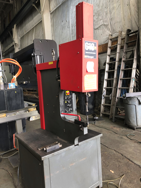 6 Ton, Haeger #618-Plus-H, insertion machine, 18" throat, 8" stroke, 2010 - Image 2