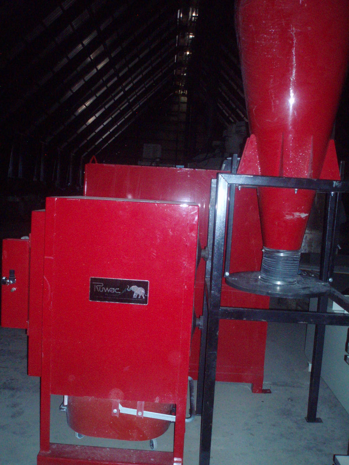 Ruwac #FA2000, dust collector filtration system, reverse pulse, 60 HP, 50 HP, S/N 060605 - Image 9