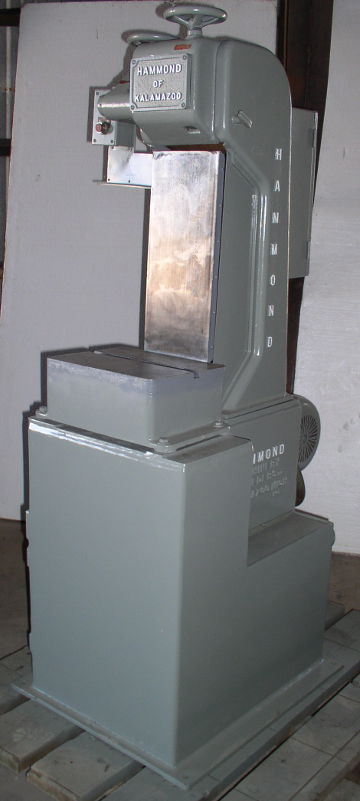 8" Hammond On Kalamazoo #V-8-D, Abrasive Belt Grinder, 7-1/2 HP, S/N 9140 - Image 2