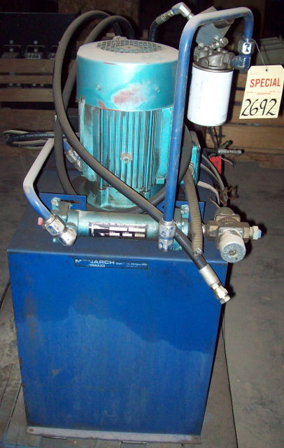 7.5 HP Monarch, hydraulic unit, 1740 RPM, 200/230/460 V. - Image 2