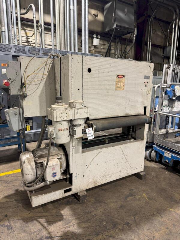 37" Timesavers #137-1-HDM, wide belt sander, 0"-8" material thickness, 37" x 60" belt size, 2900 SFM, S/N - Image 1