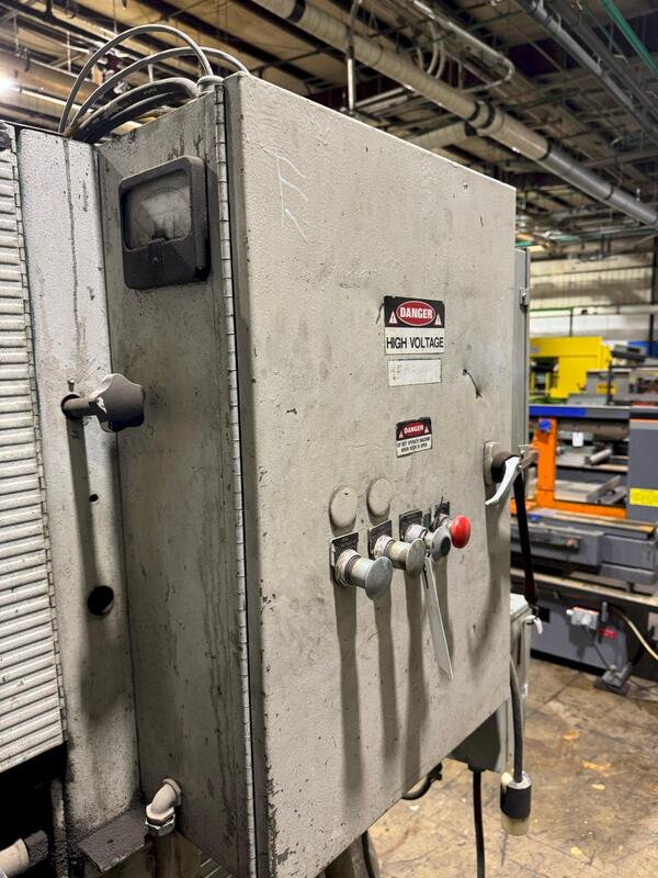 37" Timesavers #137-1-HDM, wide belt sander, 0"-8" material thickness, 37" x 60" belt size, 2900 SFM, S/N - Image 8