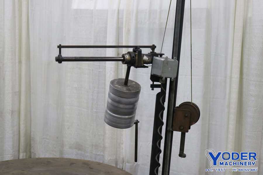 5000 lb. Metal Stamping Equipment #CT5060, pallet style decoiler, 3/4 HP, #72958 - Image 5