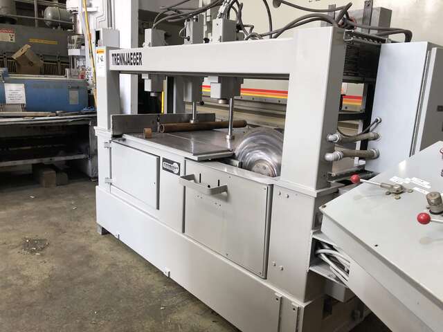 8.5" x 26" Trennjaeger #PMC-8 cold saw, 28" saw blade diameter, newer controls, 4 vertical hydraulic hold - Image 1